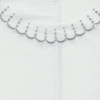 Miniatura de foto de Patrón recortable martina pique bordado 3/6 meses blanco/gris