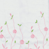 Miniatura de foto de Patrón recortable sara pique bordado 9/12 meses blanco/rosa