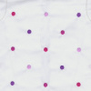 Miniatura de foto de Patrón recortable valentina pique bordado 9/18 meses blanco/violeta