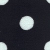 Miniatura de foto de Coralina negra lunares blancos 190x240 cm
