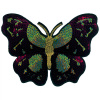 Miniatura de foto de Aplicación mariposa  lentejuelas fuxia 23x17 cm