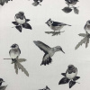 Miniatura de foto de Viyela crudo, pájaros grises