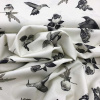 Miniatura de foto de Viyela crudo, pájaros grises