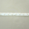 Miniatura de foto de Pasamanería hilo fantasía con perla 1cm blanco