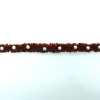 Miniatura de foto de Pasamanería hilo fantasía con perla 1cm clanco caldera
