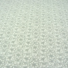 Miniatura de foto de Muflón blanco estampado terciopelo gris