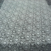 Miniatura de foto de Muflón negro estampado terciopelo gris