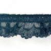 Miniatura de foto de Puntilla fruncida elastica negro 40mm
