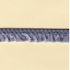 Miniatura de foto de Terciopelo plisado celeste oscuro 20mm