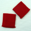 Miniatura de foto de Puño elástico rojo (2 puños)