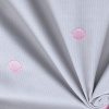 Miniatura de foto de Piqué bordado lunares gris, rosa