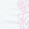 Miniatura de foto de Volante piqué bordado flores, rosa chicle