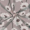 Miniatura de foto de Crep rosa palo estampado flores blancas
