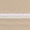 Miniatura de foto de Puntilla pasacintas con cinta blanco, rosa 17mm