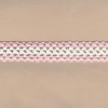 Miniatura de foto de Galón bolillo blanco y rosa algodón 15mm