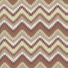 Miniatura de foto de Loneta zigzag beige y marrón