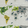 Miniatura de foto de Algodón mapa mundi gris
