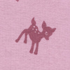 Miniatura de foto de Doble cara punto de sudadera, coralina. bambi rosa.