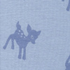 Miniatura de foto de Doble cara punto de sudadera, coralina. Bambi celeste.