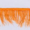 Miniatura de foto de Fleco de plumas de avestruz naranja 7cm