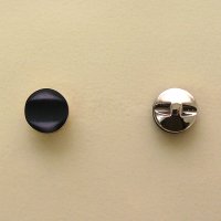 Miniatura de foto de Botón nylon metalizado marengo