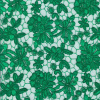 Miniatura de foto de Encaje tul bordado rebrode verde
