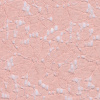 Miniatura de foto de Encaje algodon rosa nude con lentejuelas transparentes
