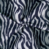 Miniatura de foto de Mikado con textura estampado cebra azul-blanco