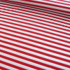 Miniatura de foto de Punto camiseta rayas rojo- blanco