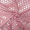 Miniatura de foto de Encaje guipur rosa palo efecto algodon rosa