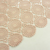 Miniatura de foto de Encaje guipur círculos rosa
