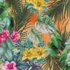 Miniatura de foto de Punto de neopreno estampado flores tropical