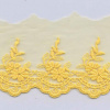 Miniatura de foto de Encaje bordado algodón orgánico 65mm amarillo