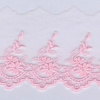 Miniatura de foto de Encaje bordado algodón orgánico 65mm rosa