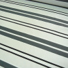 Miniatura de foto de Jaquard franjas grises, rayas negras y blancas