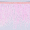 Miniatura de foto de Fleco plumas avestruz rosa bebe 17 cm