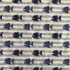 Miniatura de foto de Punto camiseta Algodón orgánico rayas celestes estampado pirañas