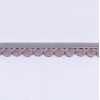 Miniatura de foto de Fruncido ondulina con ribete gris 15mm