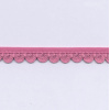 Miniatura de foto de Fruncido ondulina con ribete rosa palo 15mm