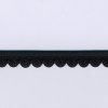 Miniatura de foto de Fruncido ondulina con ribete negro 15mm