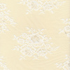Miniatura de foto de Encaje tul bordado flores blancas