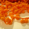 Miniatura de foto de Fleco madroño naranja 20mm