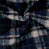 Miniatura de foto de Punto bucle grueso cuadros escoceses marino, gris, marrón