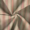 Miniatura de foto de Loneta lino cuya franjas beige y rosa lino