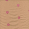 Miniatura de foto de Franela camel con lunares bordados rosas