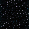 Miniatura de foto de Punto negro estampado estrellas grises