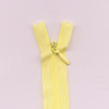 Miniatura de foto de Cremallera invisible amarillo claro 60cm