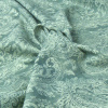 Miniatura de foto de Loneta estampado digital flor cachemir, gris, algodón orgánico