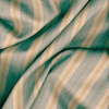 Miniatura de foto de Loneta estampado digital rayas azul, beige, ocre.