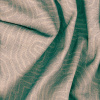 Miniatura de foto de Loneta estampado digital geométrico beige y gris.